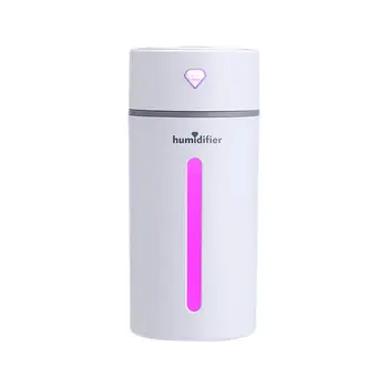 

Cute Diamond Shape Moisturizing Lamp Humidifier LED Humidifier Air Diffuser Purifier Atomizer Refreshing Freshener