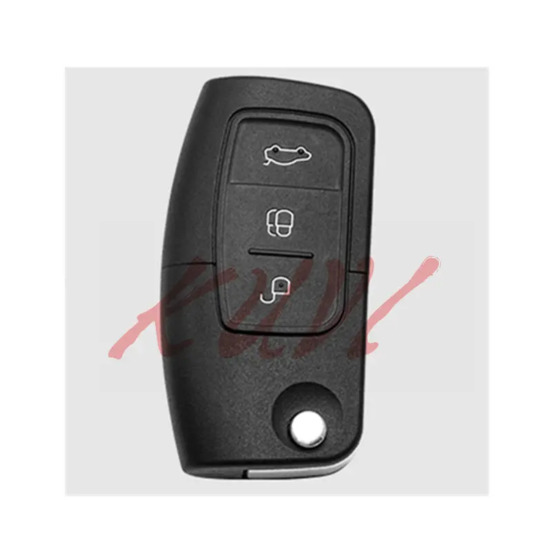 Мягкий чехол для автомобильного ключа из ТПУ Ford Fiesta Focus 2 Ecosport Kuga Escape складной с