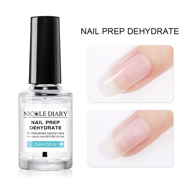 DIAYR 15ml Nail NAIL Prep Dehydrator and Nail-Primering Set Long Lasting Air Dry Sterlization Liquid for Gel Polish Tool