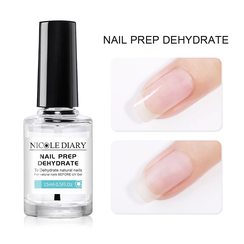 Nail Prep Dehydrator Acid Free Fit Nail Primer for Acrylic Nails Bonder ...