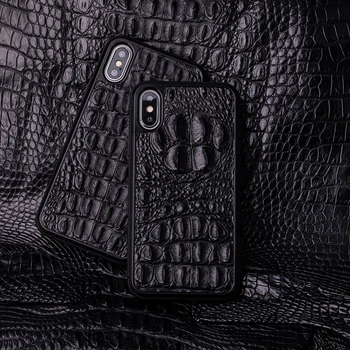 

Lacquer That Bake Crocodile Grain Phone Case For IPhone X XS Max XR For Apple 5 5S SE 6 6S 7 8 Plus Protect Phone Case Fitted