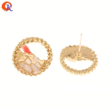 

Cordial Design 50Pcs 16*16MM Jewelry Accessories/Earrings Stud/Hand Made/Natural Shell/Earring Findings/DIY Parts/Jewelry Making