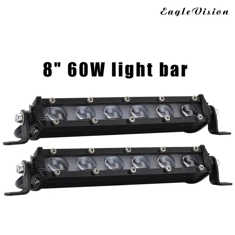 

New 1PC Ultra Bright 8" 120W LED Work Light Bar Spot Beams Headlight Offroad 4WD SUV Driving Fog Lamp Spot Beam Car Styling