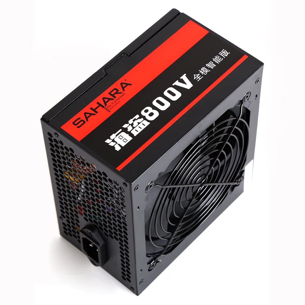 SAHARA PC 게이밍 전원 공급 장치, 최대 800W 풀 모듈 PSU, 600W 24 핀 220V ATX 컴퓨터, 비트코인 채굴  ETH 코인 채굴 이더리움 - AliExpress