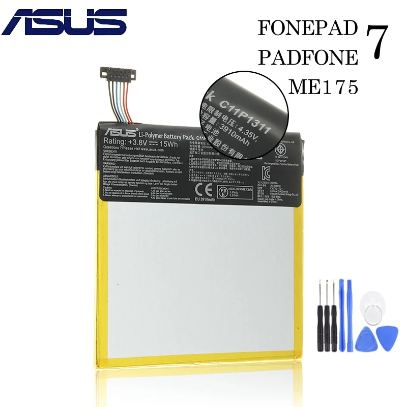Оригинальный аккумулятор большой емкости ASUS C11P1311 для MeMO Pad HD 7 K00S ME175KG ME7510KG Dual SIM HD7