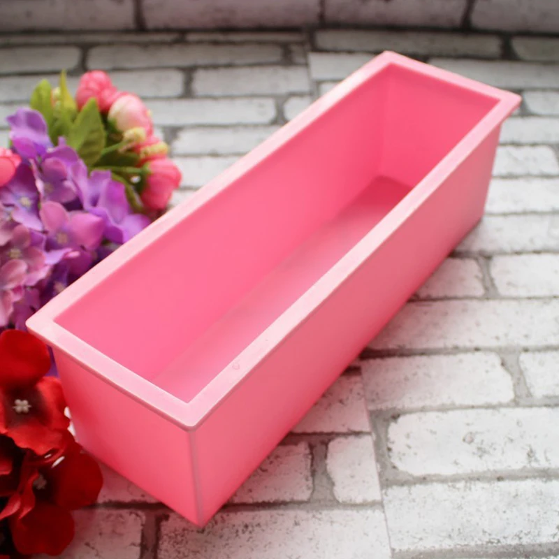 1.2L Silicone Soap Mold 3D Rectangular Fondant Cake Bread Chocolate Christmas Baking Tool | Дом и сад