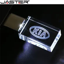 JASTER HOT KIA crystal+ металлический USB флеш-накопитель 4 ГБ 8 ГБ 16 ГБ 32 ГБ 64 ГБ 128 Гб Внешняя карта памяти u диск