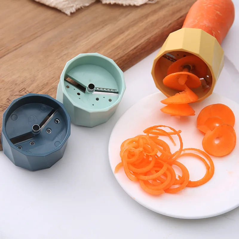 NEW Kitchen Tools Vegetable Fruit Multi function Spiral Shredder Peeler