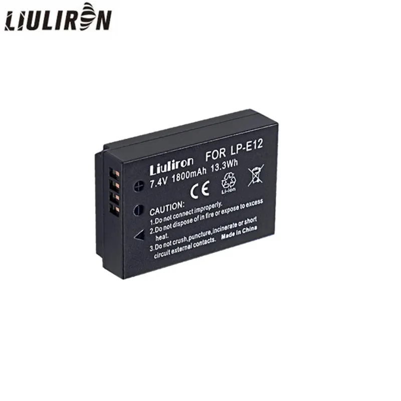 4 шт. батарея 1800 мАч LP-E12 LP E12 LPE12 батарея+ ЖК USB двойное зарядное устройство для Canon EOS M50, EOS M100, 100D Kiss X7 Rebel SL1 камера