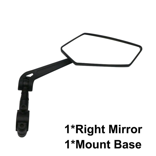 Rear View Mirror Bike Cycling Clear Wide Range Back Sight Rearview Reflector Adjustable Handlebar Left Right Mirror