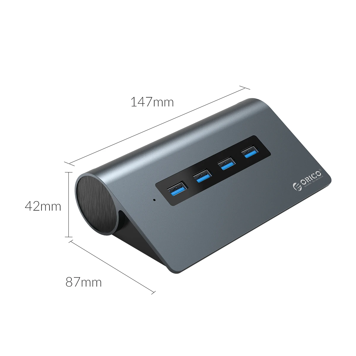 ORICO usb type C концентратор для Мульти USB 3,0 HDMI 4K RJ45 аудио TF SD PD Порт OTG адаптер док-станция USB разветвитель для MacBook Pro huawei