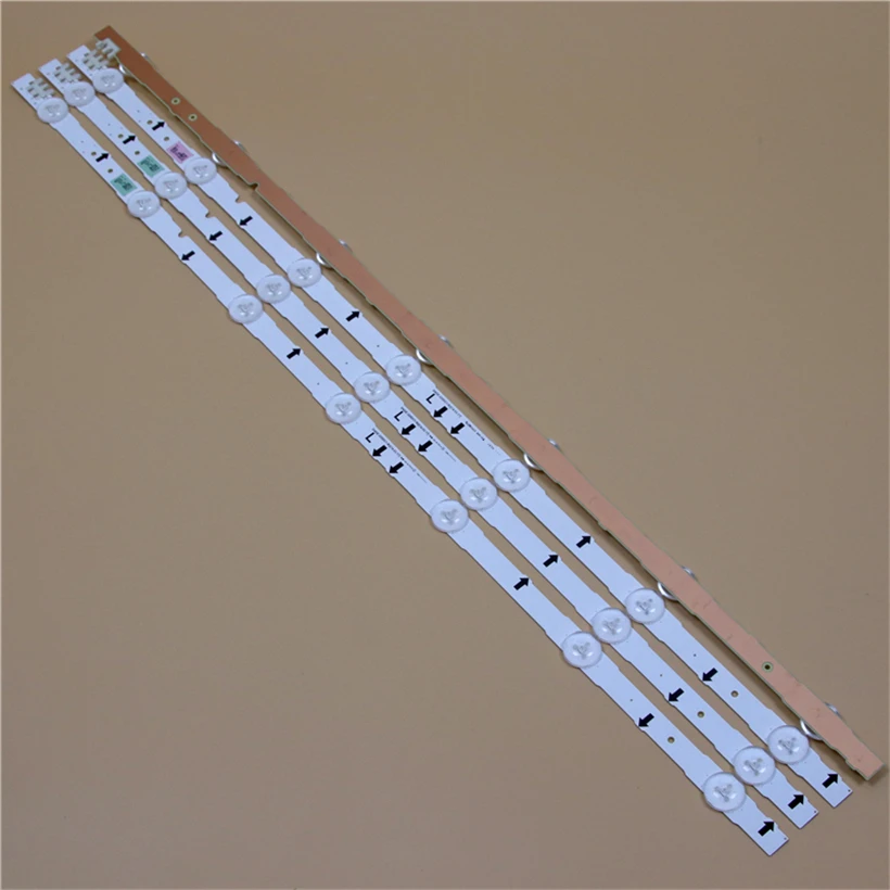 

645mm TV LED Light Bars For Samsung UN32H5500AK UN32H5550AG UN32H6350AF UN32J5500AF Backlight Strip Kit 7 LED Lamps Lens 4 Bands