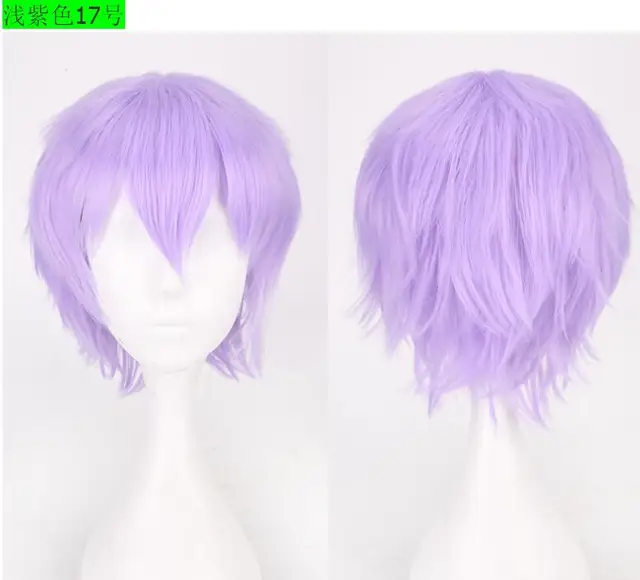 30CM 20 Colour Game Persona 5 Kurusu Akira Short Wig Cosplay Costume Heat Resistant  Hair Joker Amamiya Ren Men Wigs Q