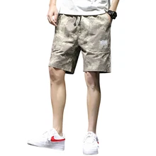 Камуфляжные мужские шорты кэжуал летние военные шорты до колен шорты хип-хоп мужские пляжные шорты бермуды хлопковые шорты Мужская одежда CC50DK20