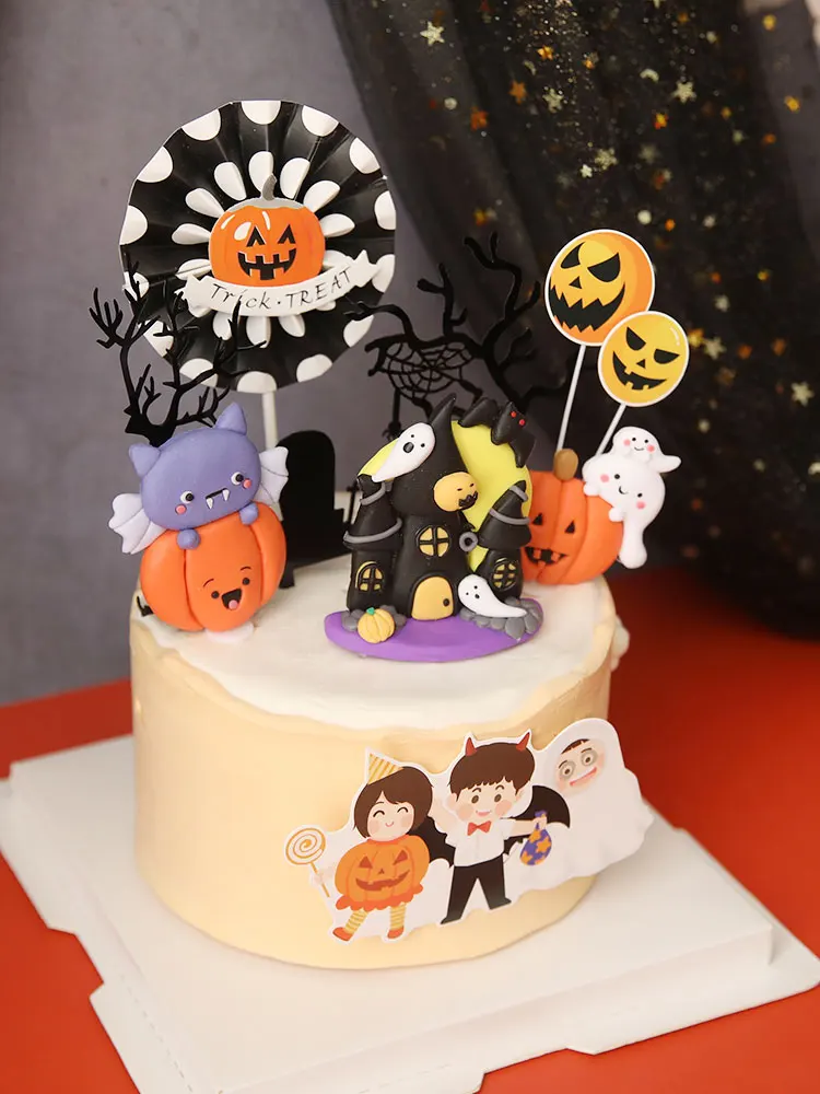 Halloween Topper 48 Stücke Cupcake Aufsatz & Z Produktbild-Vorschau 3