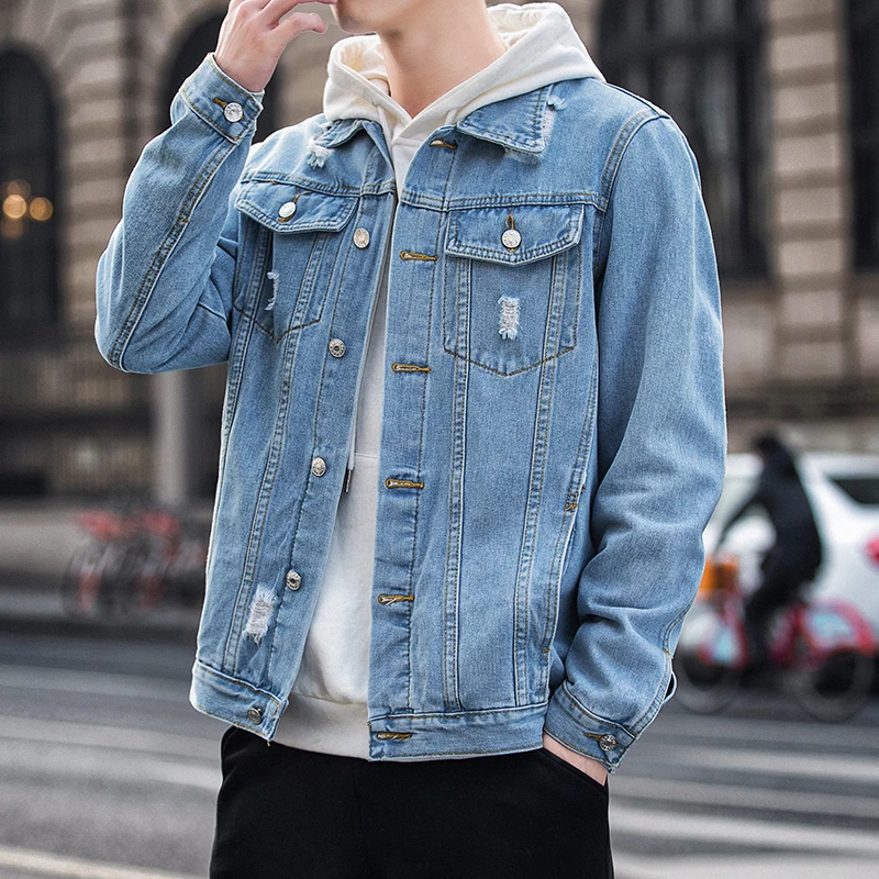 styling denim jacket men