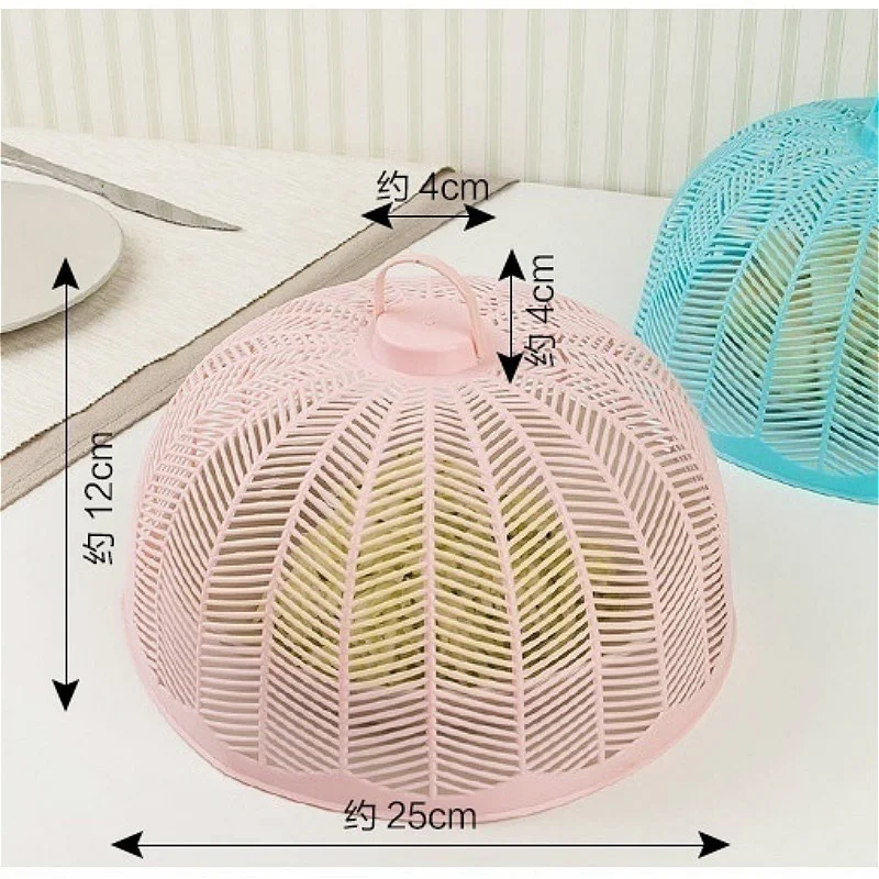 Многоразовые пластиковые покрытие стола круговой анти муха москитные кухонные инструменты для приготовления пищи сетчатые крышки для посуды