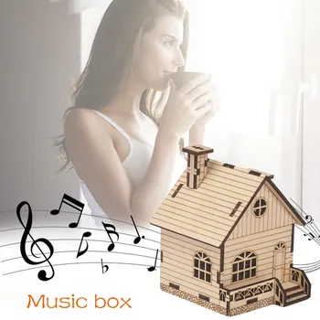

Customized 3D Wooden House Three-Dimensional Puzzle Processing DIY Manual Children Educational Toys Jigsaw кубик рубика