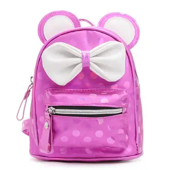 

Fashion Women Backpack Bag Sweet Lady Bow Big Ear Teenage Girls Mickey Backpacks School Bag Lady Mini Shoulder bags