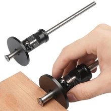 

Wheel Marking Gauge High Precision European Scriber Ruler 0-120mm Aluminium Alloy Wood Marking Scriber Tools DIY