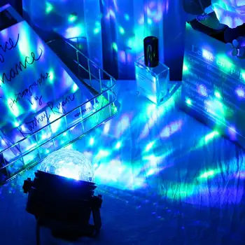 

Colorful Night Lights Practical Sound Controlled Magic Ball Music Rhythm Flash Mini Remote Stage Light Party Bar Supplies