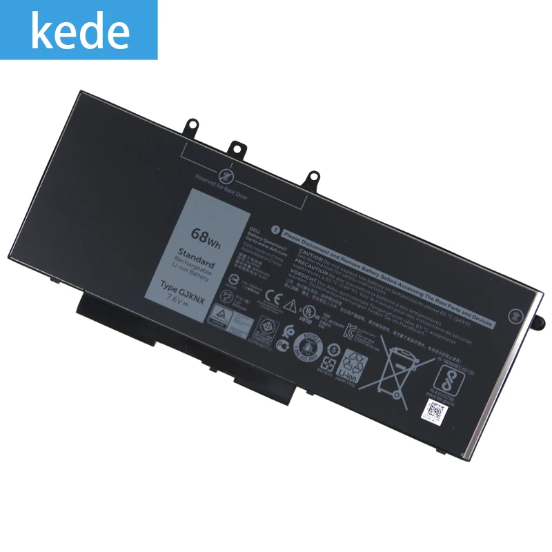 Kede GJKNX Аккумулятор для ноутбука Dell Latitude 15 3520 E5480 5480 5580 3520 GJKNX GD1JP 7,6 V 68WH