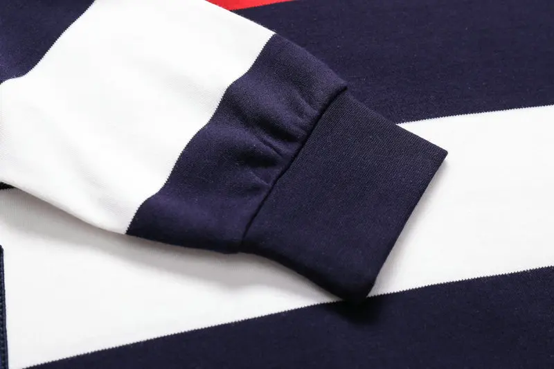 Аэронавтика зима Акула Slim Fit с длинным рукавом Поло рубашка Ralp Eden Мужская парка Повседневная Акула мужские рубашки поло