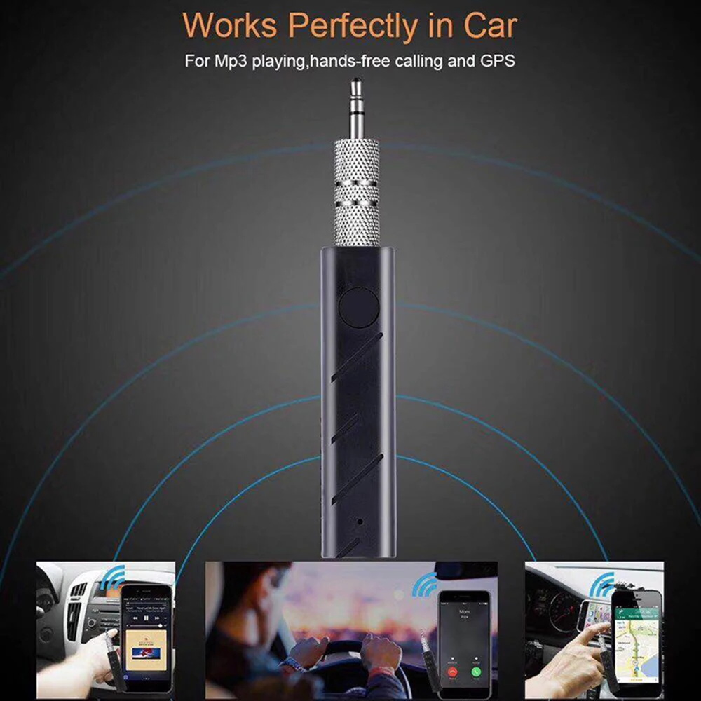 Package 2 Bluetooth 5,0 аудио приемник передатчик мини стерео Bluetooth AUX USB 3,5 мм разъем для ТВ ПК громкой связи автомобильный комплект беспроводной адаптер - Цвет: Package 2