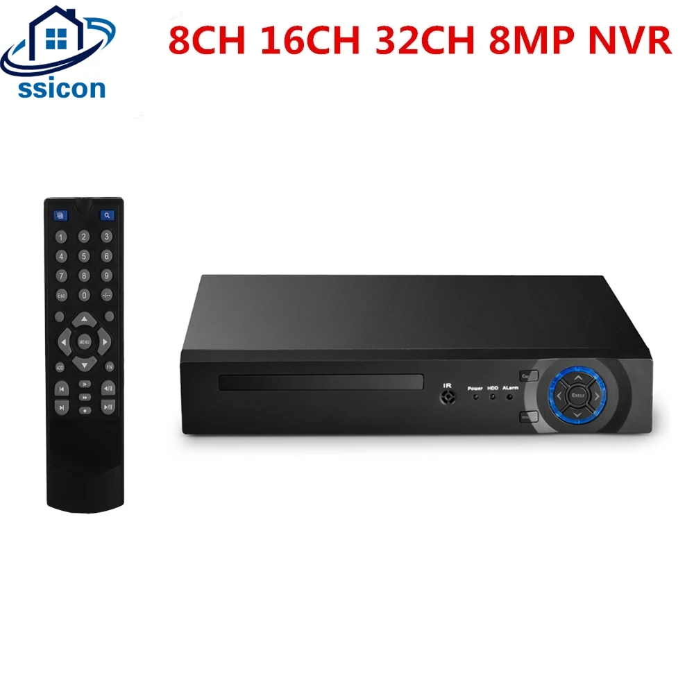 H.265+ CCTV Security NVR 8MP 8CH 16CH 32CH HDMI VGA Output 4K Network Video Recorder For IP Surveillance Camera System h 265 cctv security nvr 8mp 8ch 16ch 32ch hdmi vga output 4k network video recorder for ip surveillance camera system