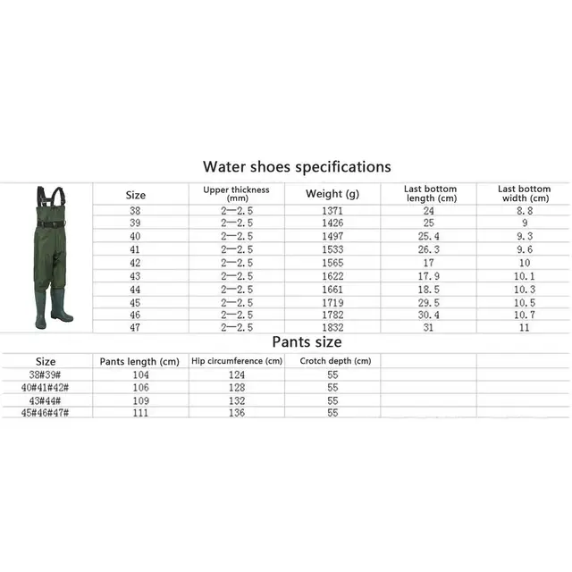 38-47 All Seasons Fishing Trousers Boots Waterproof Anti-wear