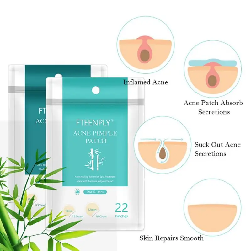Ultra Thin Invisible Acne Patch,Conceals Acne ,Transparent Anti Acne Skin Stickers, Clean Pimple ,Day/Night Effect For Unisex