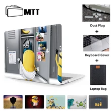 Чехол для ноутбука MTT с мультипликационным принтом для Macbook Air 11 13 Pro 13 15 Touch Bar PC, Жесткий Чехол 12 дюймов retina 13,3 15,4 дюймов, сумка для ноутбука