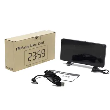 

Alarm Clocks Digital Alarm Clocks with Dimmable LED Curved Screen Kids portable Clocks with Snooze Function