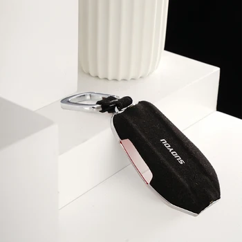 

For BMW 7 Series i8 G30 X3 G32 G01 I12 I15 GT G20 G21 2016 2017 2018 Car key case Shell Suede Leather+Zinc Alloy fob Car styling