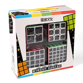 

2019 New Arrive MF9306 Splash Gold Series 3x3 Magic Cube Puzzle Toys for Gift Box