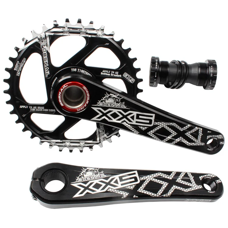 Улитка GXP система для MTB 170 мм горный велосипедный Кривошип оси комплекты звездочек 1 мм 6 мм офсетный диск 30 T-40 T Chainwheel Сверхлегкий Al-alloy