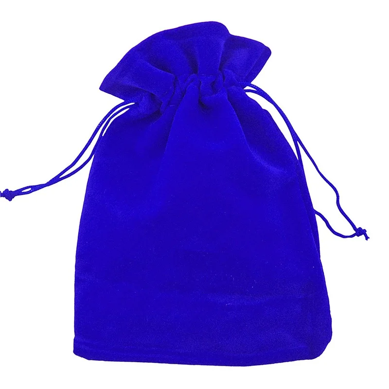 Royal blue 10 шт упаковка мешки бархат шнурок кошелек; подарочная сумочка мешок ювелирных изделий для дома Свадебная вечеринка Подарочный пакет конфеты коробки - Цвет: Royal blue