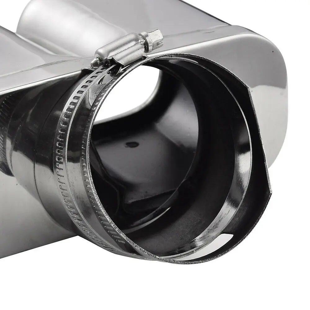 Y образная двойная изогнутая выхлопная труба из нержавеющей стали с овальным