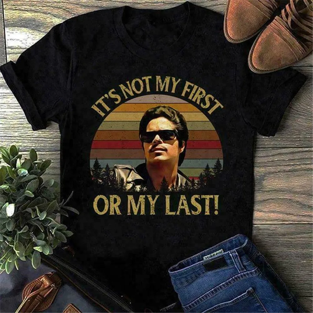 

La Bamba Bob It's Not My First Or My Last Men's Black T Shirt Cotton S-5xl Large Size Tee Shirt