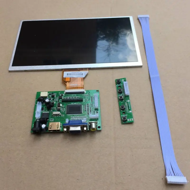 ABKT-9 дюймов TFT ЖК-дисплей модуль HDMI+ VGA+ 2AV драйвер платы для Raspberry Pi