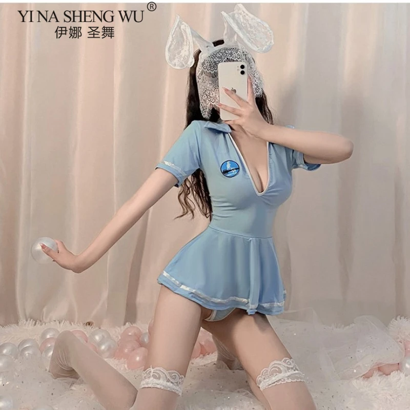

Sexy Lingerie Cosplay Bunny Girl Dress Sexy Underwear Rabbit Woman Set Kawaii Roleplay Bunny Costume Erotic Outfit Sexy Dresses
