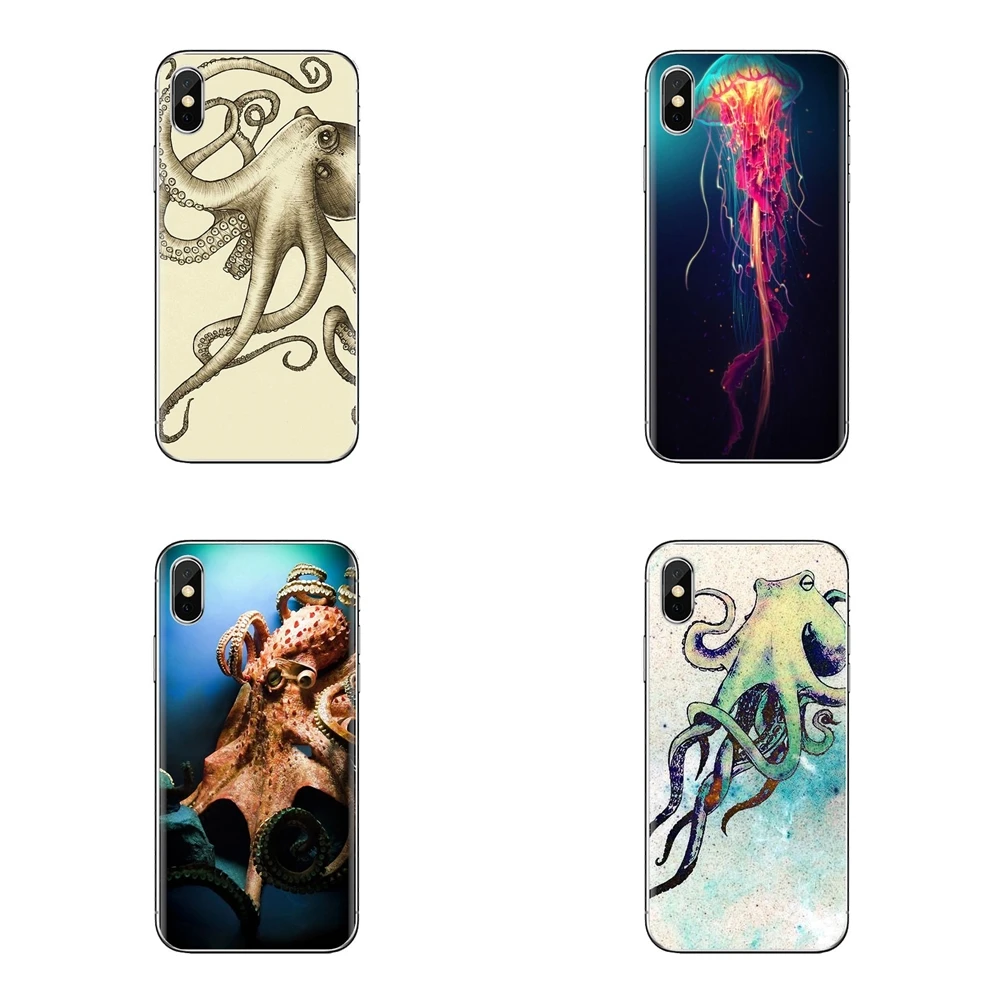 Морские организмы octopus Godlike для iPod Touch Apple iPhone 11 Pro 4 4S 5 5S SE 5C 6 6S 7 8 X XR XS Plus Max чехлы