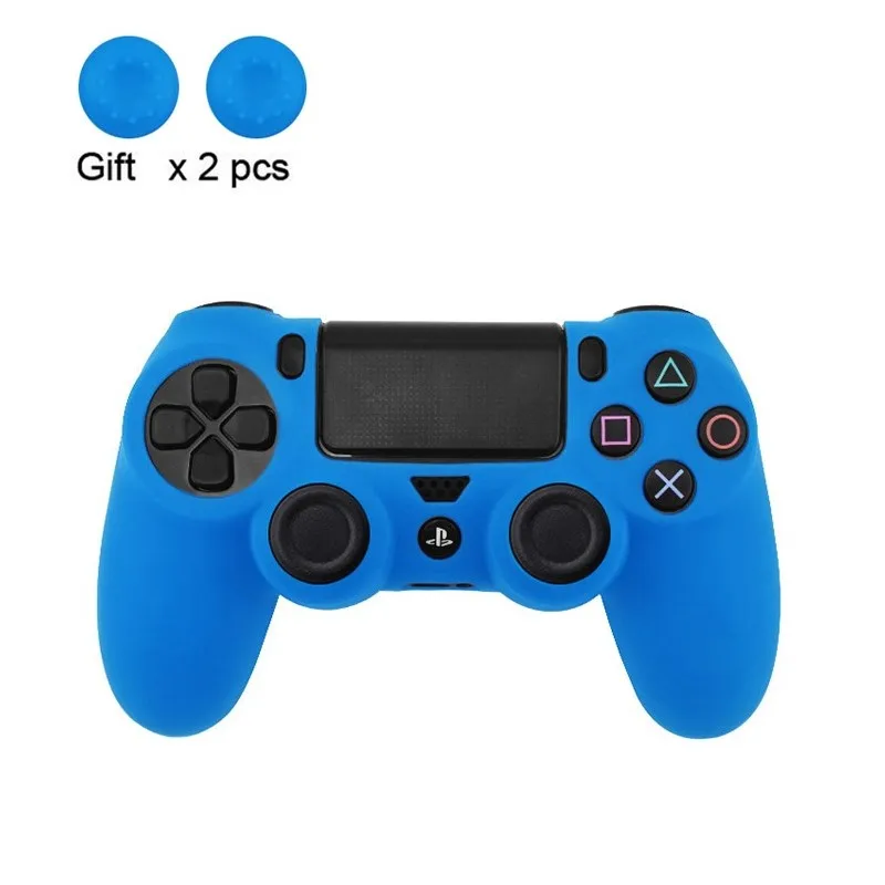 New Design PS4 Controller Skin Protective Camo Silicone Rubber Case Cover Grip For PS4 /Pro/ Slim Gamepad Accessories - Цвет: L