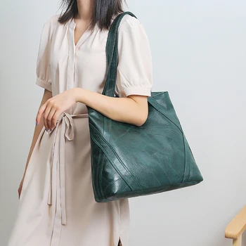 

Luxury Handbags Women Bags Designer Large Capacity Leather Shoulder Bag Casual Tote Bags for Women High Quality 2020 Women's Bag