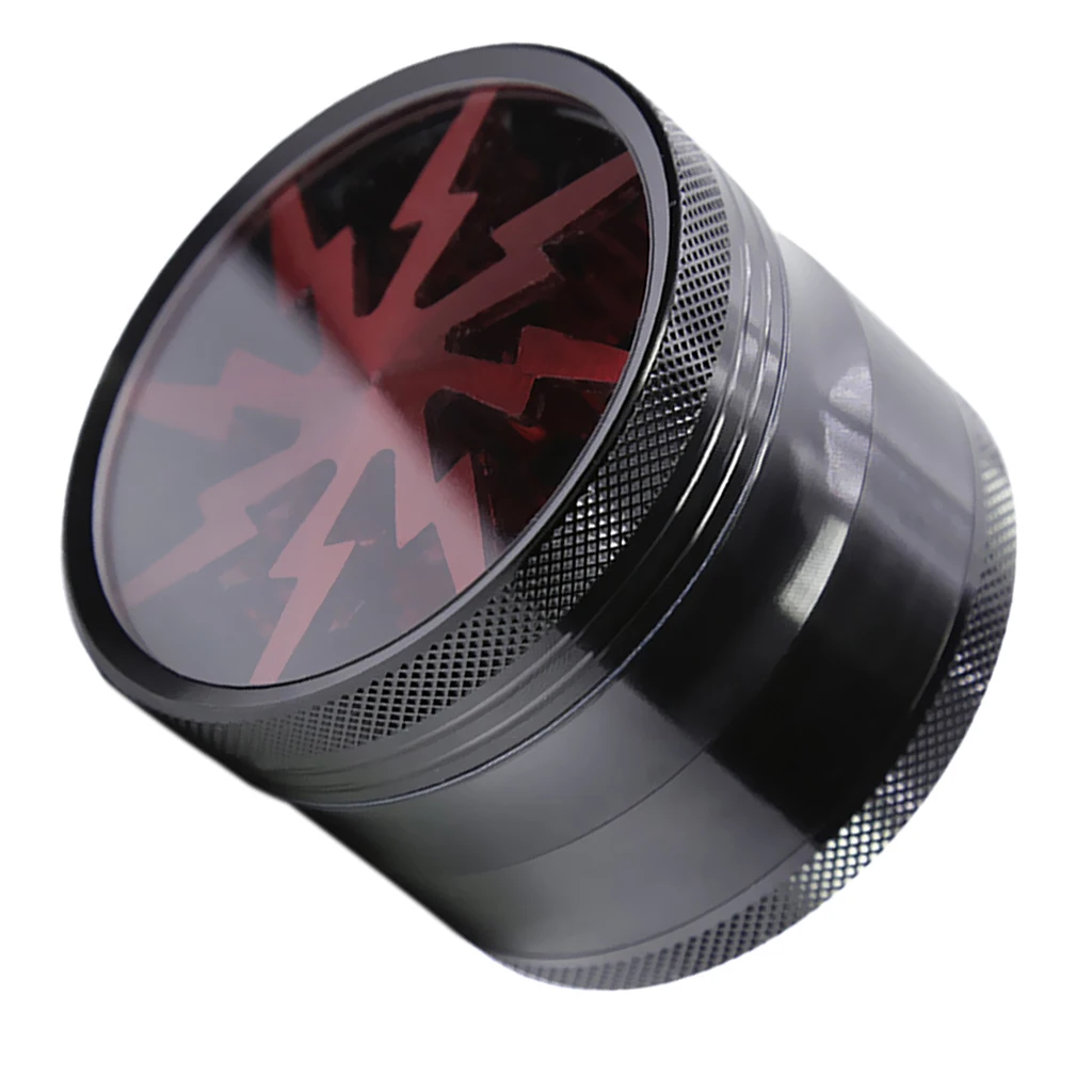 Metal Tobacco Grinder 63mm Diameter Weed Crusher Alloy Herb Grinder-Premium Aluminum