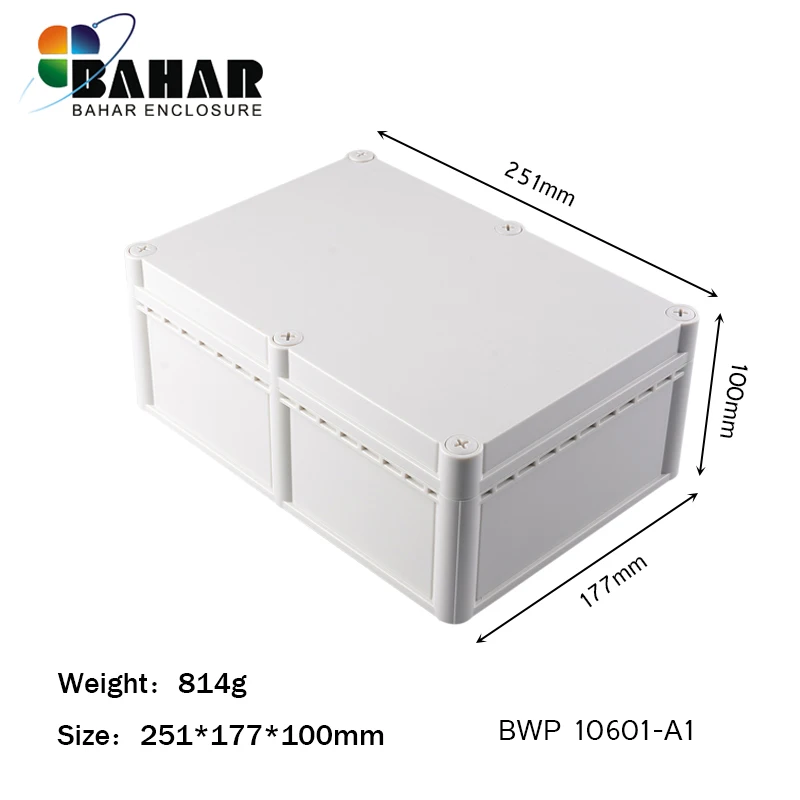 IP64 impermeable claro caso plástico Electrónica Proyecto Caja Caja Caja de empalme 