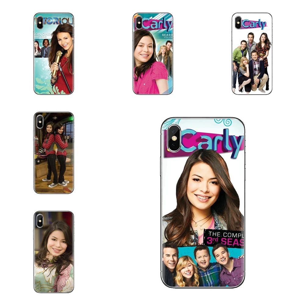 Transparent Clear TPU Case iCarly Season 6 For Samsung Galaxy S2 S3 S4 S5 MINI S6 S7 edge S8 S9 Plus Note 2 3 4 5 8 Coque Fundas |