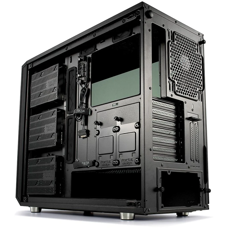 Корпус Fractal Design Meshify S2 Blackout TG Dark черный без БП E-ATX 5x120mm 4x140mm 2xUSB3.0 1xUSB