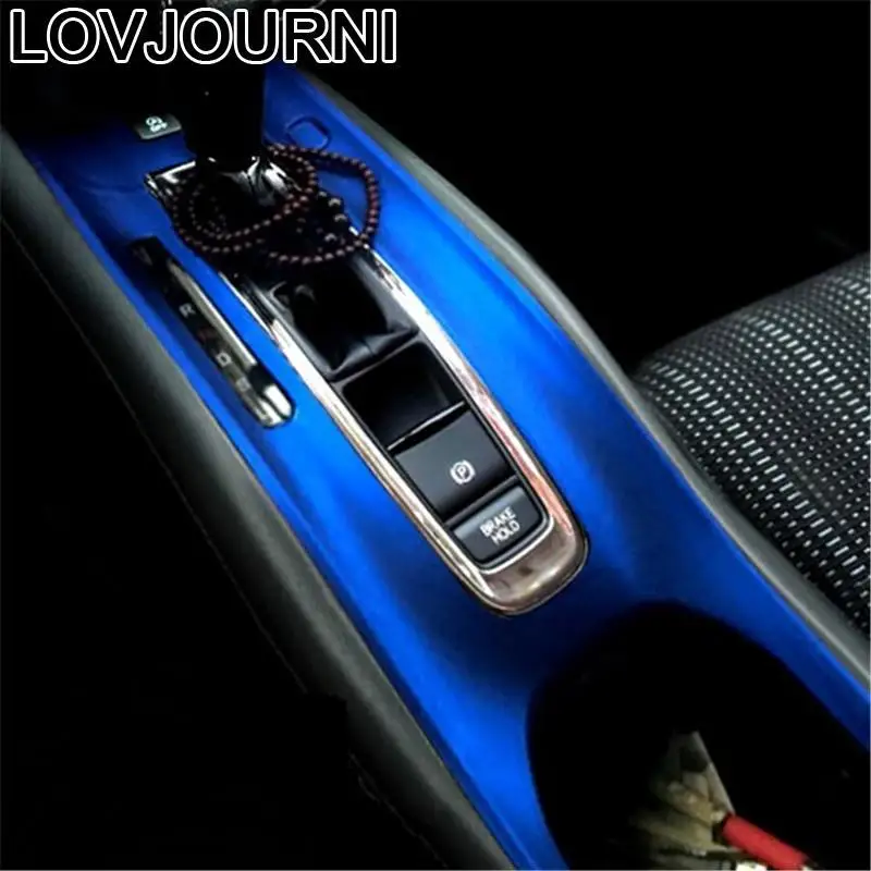 

Car Gear Handbrake Interior Automovil Chromium Automobile Auto Accessory Parts Trim Protecter Covers 18 19 FOR Honda Vezel