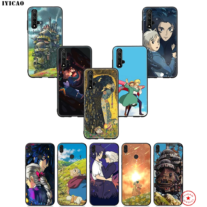 Howl's Howls Moving Castle Soft Case for Huawei Honor 20 10 9X 9 8C 8X 8 7X 7C 7A 6A Nova 5i 4 3i 2 2i Lite Pro View Note |